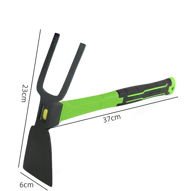 Square-headed fiber with flat double teeth